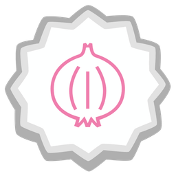 Fish cake with swirl and Onion