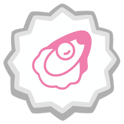 Fish cake with swirl and Oyster