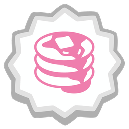 Fish cake with swirl and Pancakes