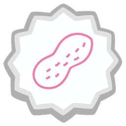 Fish cake with swirl and Peanuts