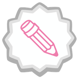 Fish cake with swirl and Pencil