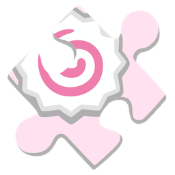 Fish cake with swirl and Puzzle piece