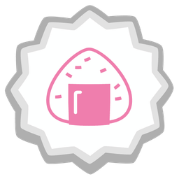 Fish cake with swirl and Rice ball