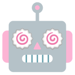 Fish cake with swirl and Robot