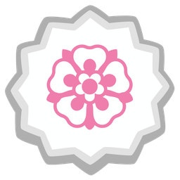 Fish cake with swirl and Rosette