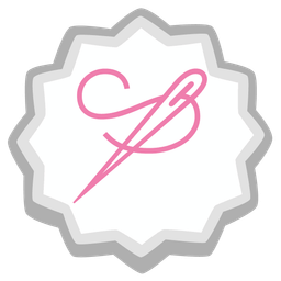 Fish cake with swirl and Sewing needle