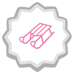 Fish cake with swirl and Sled