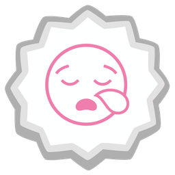 Fish cake with swirl and Sleepy face