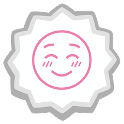 Fish cake with swirl and Smiling face