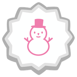 Fish cake with swirl and Snowman without snow