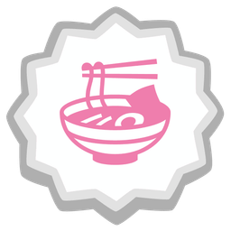 Fish cake with swirl and Steaming bowl