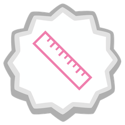 Fish cake with swirl and Straight ruler