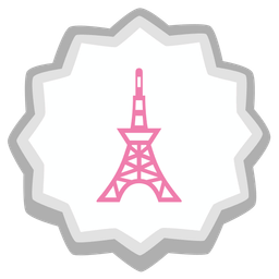 Fish cake with swirl and Tokyo tower