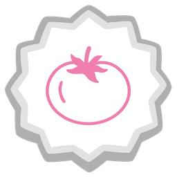 Fish cake with swirl and Tomato