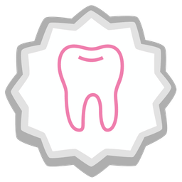 Fish cake with swirl and Tooth