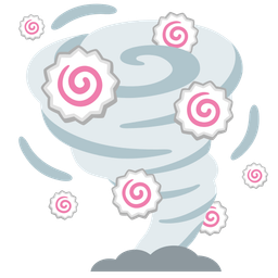 Fish cake with swirl and Tornado