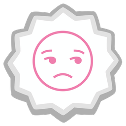 Fish cake with swirl and Unamused face