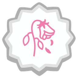 Fish cake with swirl and Wilted flower