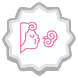 Fish cake with swirl and Wind face