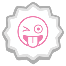 Fish cake with swirl and Winking face with tongue