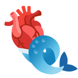 fish and anatomical heart