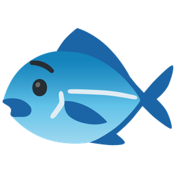 fish and anguished face