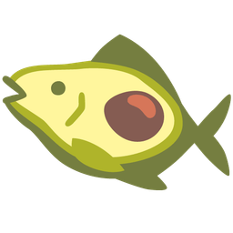 fish and avocado