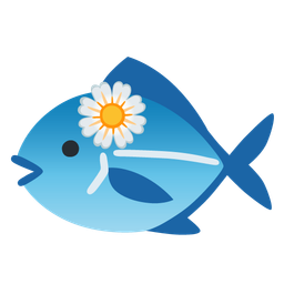 fish and blossom