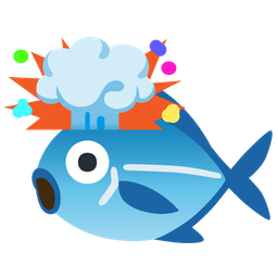 fish and exploding head