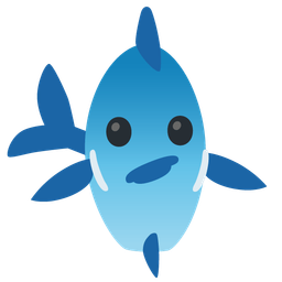 fish and face with diagonal mouth