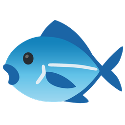 fish and face with open mouth