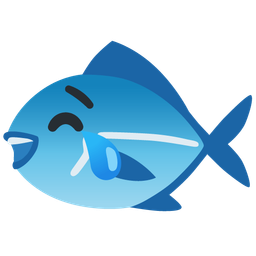 Fish and Face with tears of joy