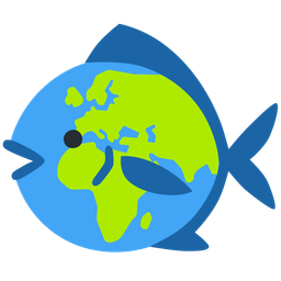 fish and globe showing Europe-Africa