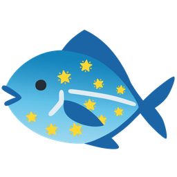 fish and glowing star