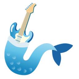 fish and guitar