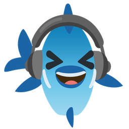 fish and headphone
