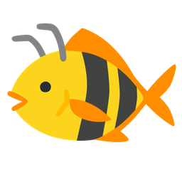fish and honeybee