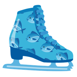 fish and ice skate