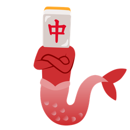 fish and mahjong red dragon