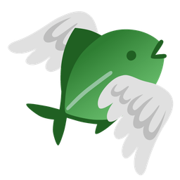 fish and money with wings