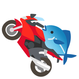 fish and motorcycle