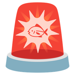 fish and police car light