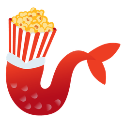 fish and popcorn