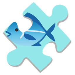 fish and puzzle piece