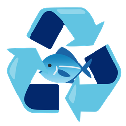 fish and recycling symbol