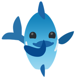 fish and shushing face