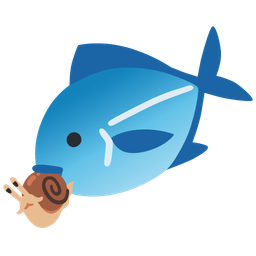 fish and snail