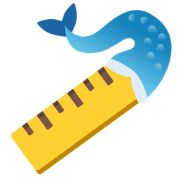 fish and straight ruler