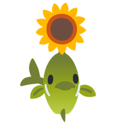 fish and sunflower