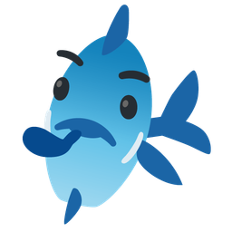 fish and thinking face
